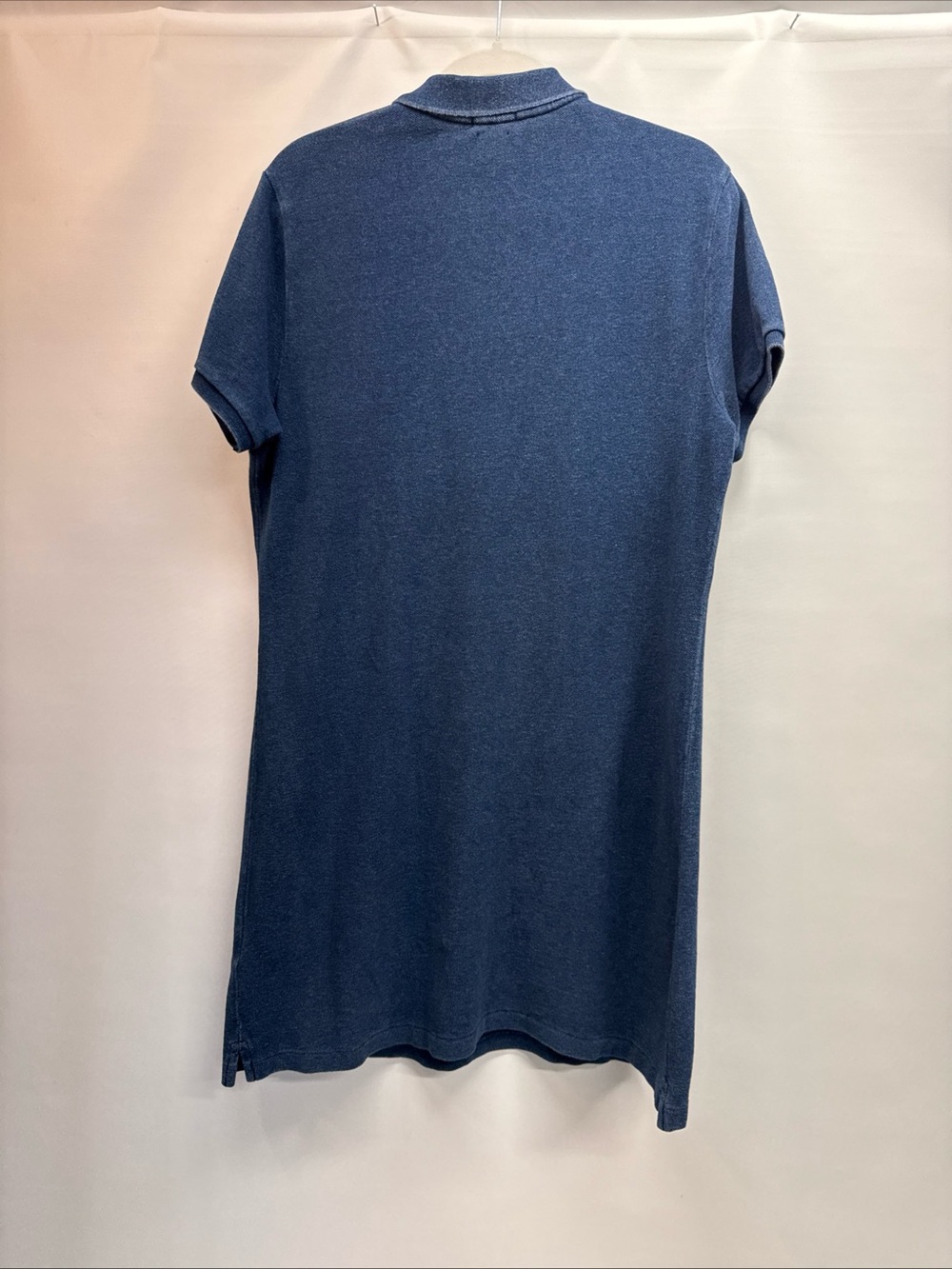 Polo Ralph Lauren The Mesh Mini Shirt Dress Sz XL Golf Tennis Sport Navy Blue - Picture 7 of 13